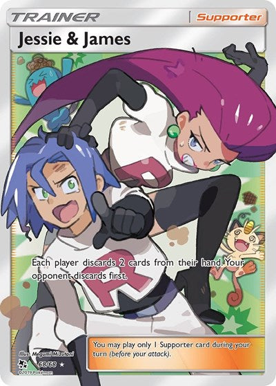 Jessie & James (Full Art) - Hidden Fates - 68/68