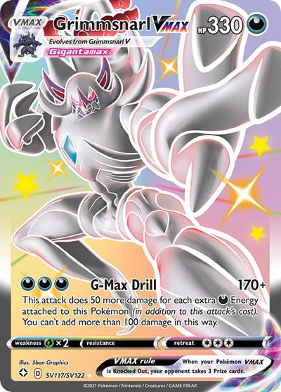 Grimmsnarl VMAX - Shining Fates: Shiny Vault - SV117/SV122
