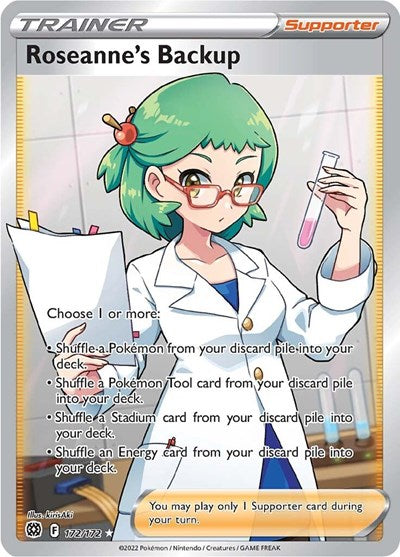 Roseanne's Backup (Full Art) - SWSH09: Brilliant Stars - 172/172