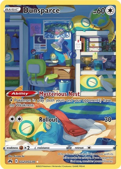 Dunsparce - SWSH: Crown Zenith: Galarian Gallery - GG23/GG70