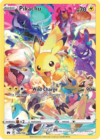 Pikachu (Secret) - SWSH: Crown Zenith - 160/159