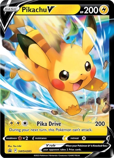 Pikachu V - SWSH285 - SWSH: Sword & Shield Promo Cards - SWSH285