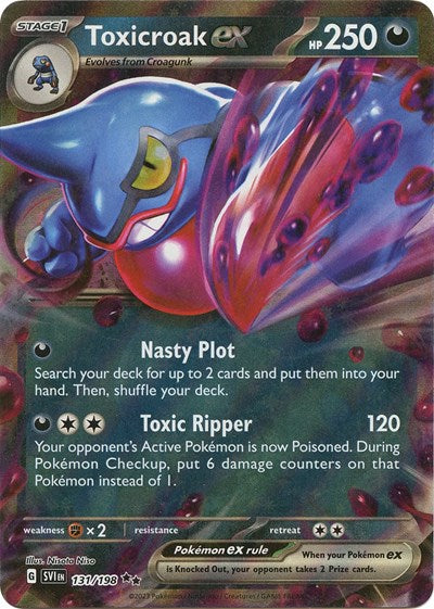 Toxicroak ex - 131/198 - SV01: Scarlet & Violet Base Set - 131/198