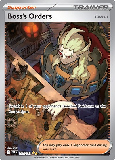 Boss's Orders - 265/193 - SV02: Paldea Evolved - 265/193