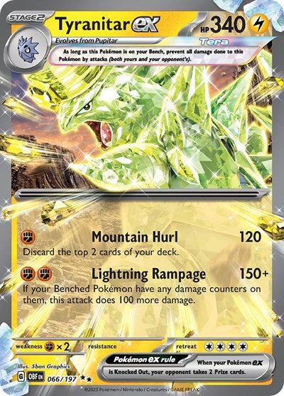 Tyranitar ex - SV03: Obsidian Flames - 066/197