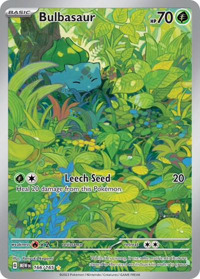 Bulbasaur - 166/165 - SV: Scarlet & Violet 151 - 166/165