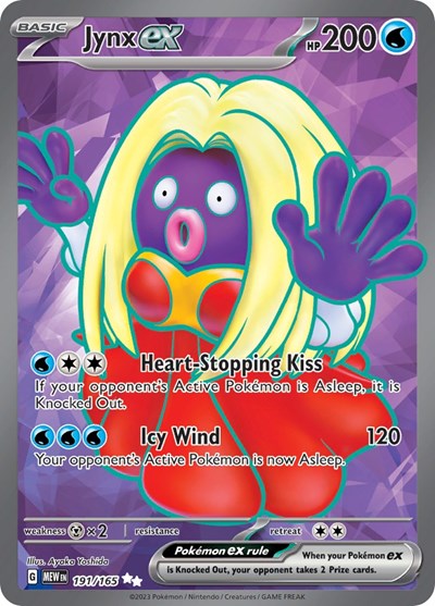 Jynx ex - 191/165 - SV: Scarlet & Violet 151 - 191/165
