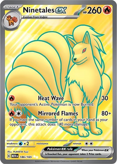 Ninetales ex - 186/165 - SV: Scarlet & Violet 151 - 186/165
