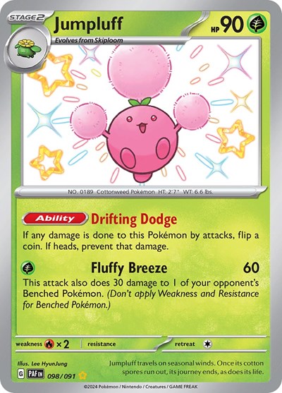 Jumpluff - SV: Paldean Fates - 098/091