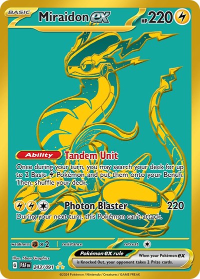 Miraidon ex - SV: Paldean Fates - 243/091