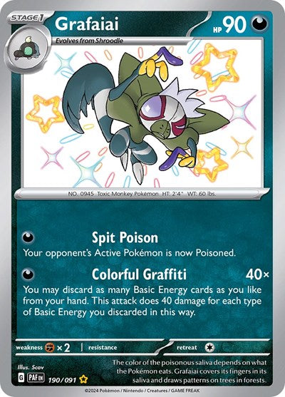 Grafaiai - SV: Paldean Fates - 190/091