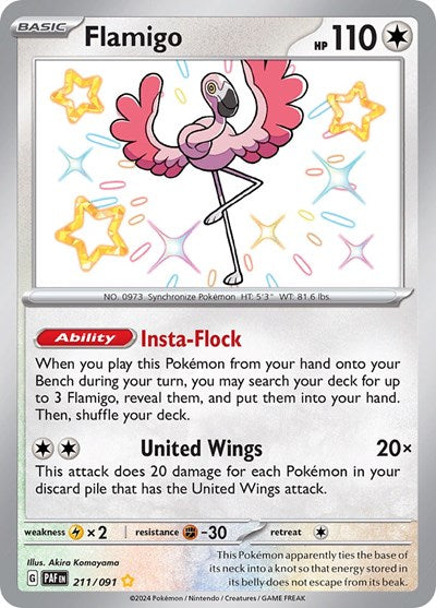 Flamigo - SV: Paldean Fates - 211/091