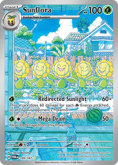 Sunflora - 169/167 - SV06: Twilight Masquerade - 169/167