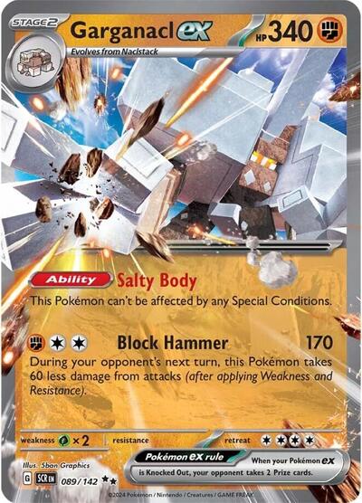 Garganacl ex - SV07: Stellar Crown - 089/142