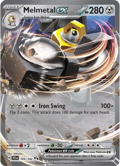 Melmetal ex - SV07: Stellar Crown - 105/142