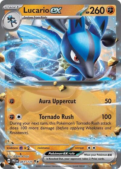 Lucario ex - SV: Prismatic Evolutions - 051/131