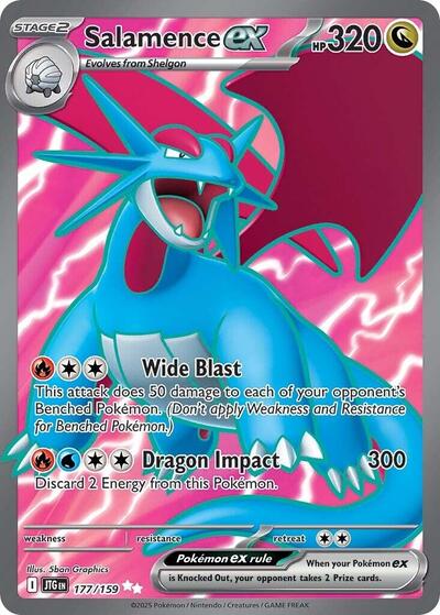 Salamence ex - 177/159 - SV09: Journey Together - 177/159