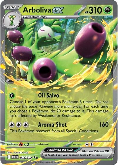 Arboliva ex - SV10: Destined Rivals - 023/182