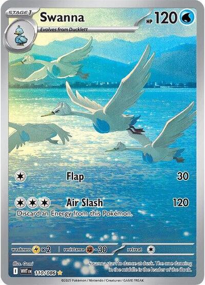 Swanna - 110/086 - SV: White Flare - 110/086