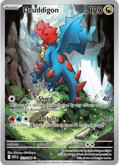 Druddigon - 151/086 - SV: White Flare - 151/086