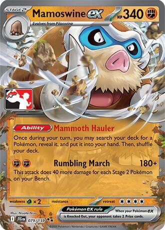 Mamoswine ex - 079/159 - Prize Pack Series Cards - 079/159