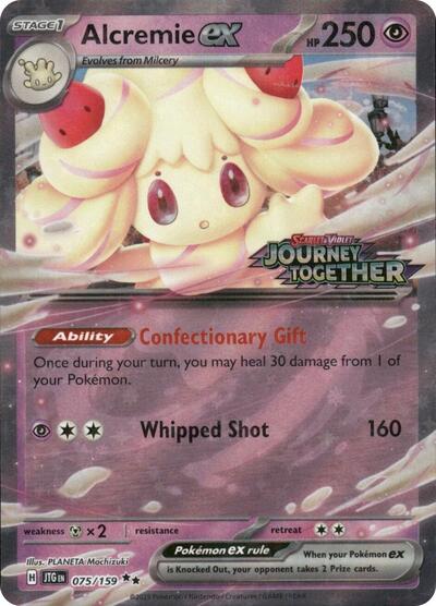 Alcremie ex (Journey Together Stamped) - Miscellaneous Cards & Products - 075/159