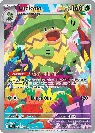 Ludicolo - 095/094 - ME02: Phantasmal Flames - 095/094