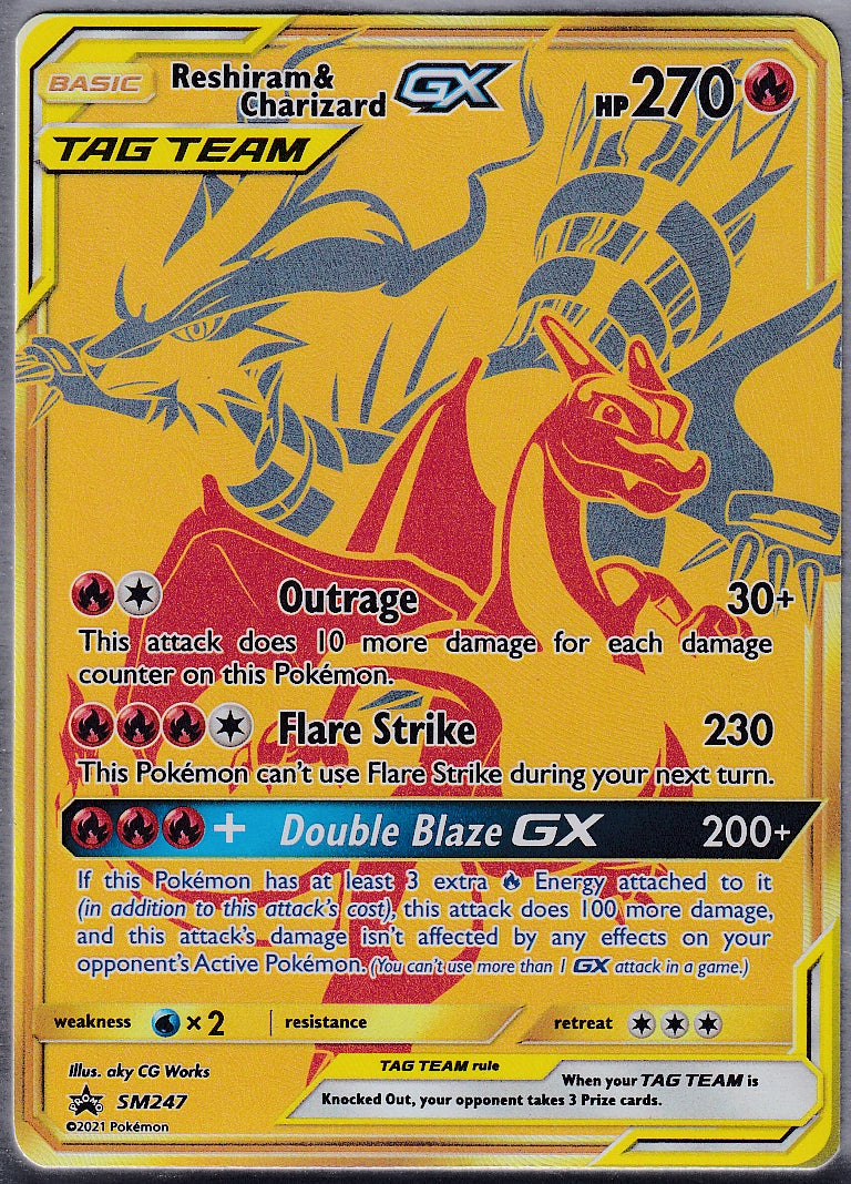 Reshiram & Charizard GX