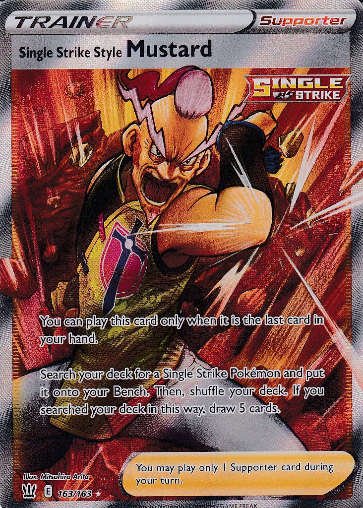 Single Strike Style Mustard