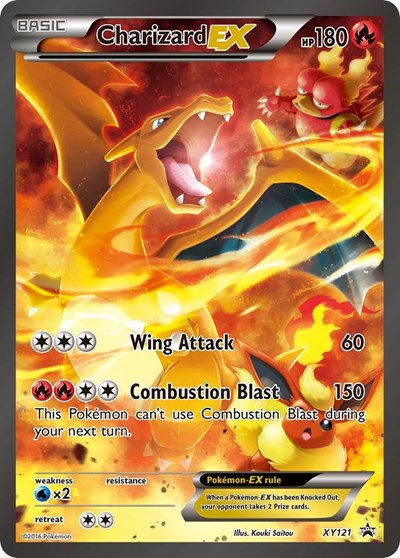 Charizard EX - XY121 - XY Promos - XY121