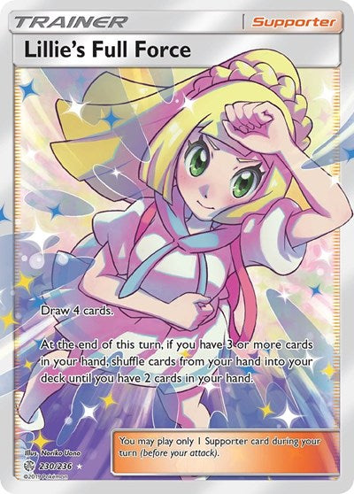 Lillie's Full Force (Full Art) - SM - Cosmic Eclipse - 230/236