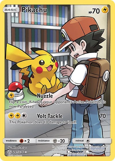 Pikachu (Secret) - SM - Cosmic Eclipse - 241/236
