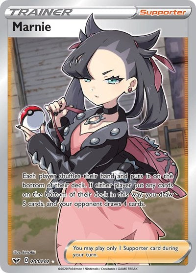 Marnie (Full Art) - SWSH01: Sword & Shield Base Set - 200/202