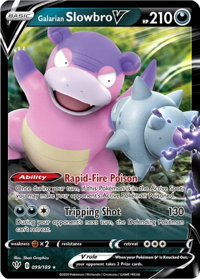 Galarian Slowbro V - SWSH03: Darkness Ablaze - 099/189