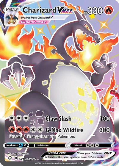 Charizard VMAX - Shining Fates: Shiny Vault - SV107/SV122