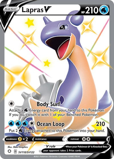 Lapras V - Shining Fates: Shiny Vault - SV110/SV122