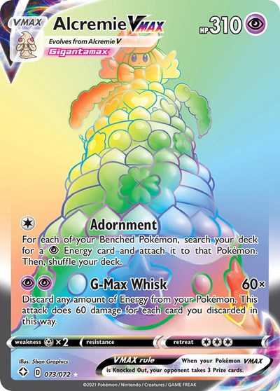 Alcremie VMAX (Secret) - Shining Fates - 073/072