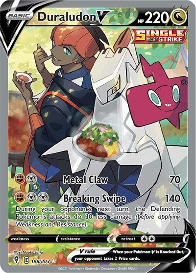 Duraludon V (Alternate Full Art) - SWSH07: Evolving Skies - 198/203