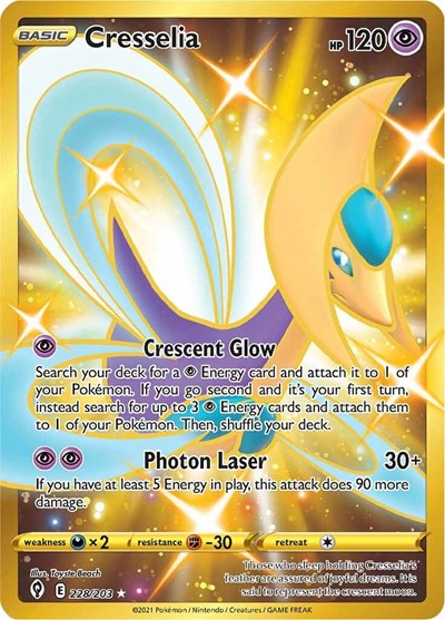Cresselia (Secret) - SWSH07: Evolving Skies - 228/203