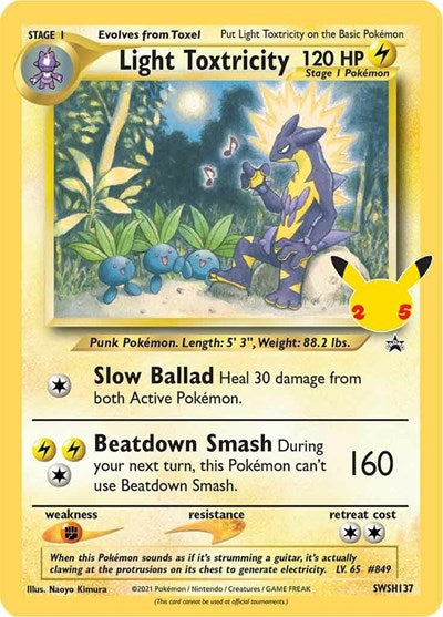 Light Toxtricity - SWSH137 - SWSH: Sword & Shield Promo Cards - SWSH137