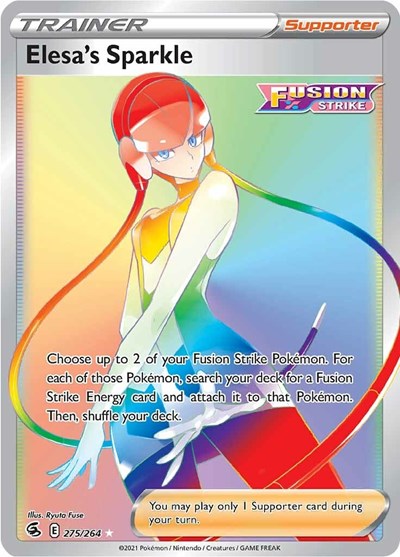 Elesa's Sparkle (Secret) - SWSH08: Fusion Strike - 275/264