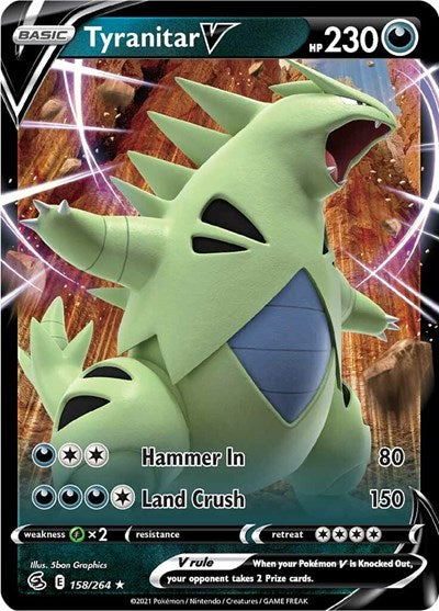 Tyranitar V - SWSH08: Fusion Strike - 158/264