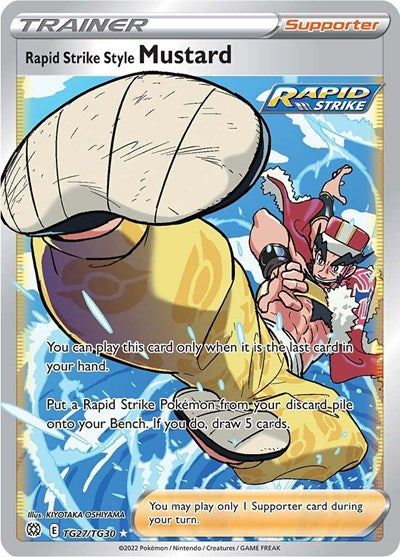 Rapid Strike Style Mustard - SWSH09: Brilliant Stars Trainer Gallery - TG27/TG30