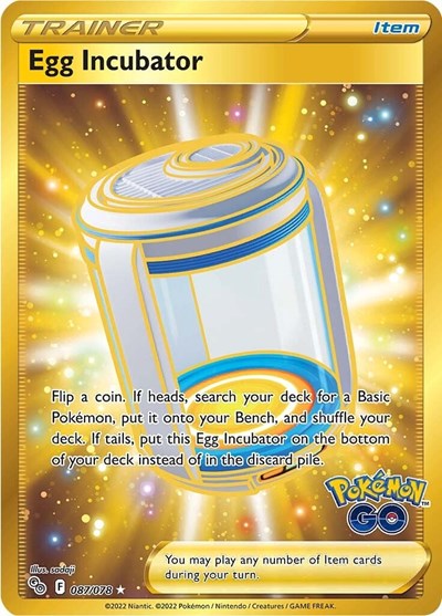 Egg Incubator (Secret) - Pokemon GO - 087/078