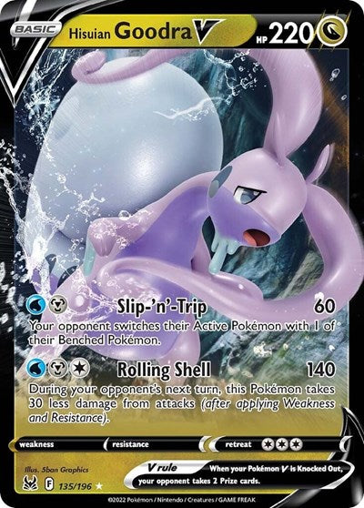 Hisuian Goodra V - SWSH11: Lost Origin - 135/196