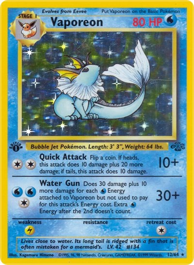 Vaporeon (12) - Jungle - 12/64
