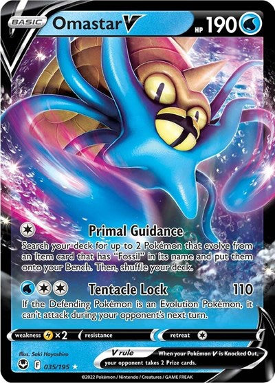 Omastar V - SWSH12: Silver Tempest - 035/195