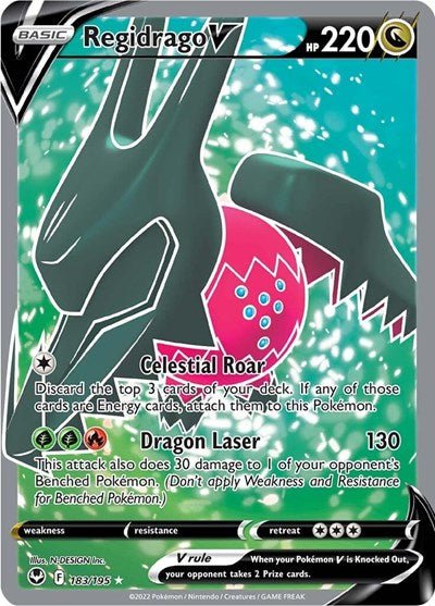 Regidrago V (Full Art) - SWSH12: Silver Tempest - 183/195