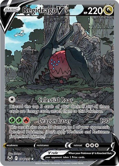 Regidrago V (Alternate Full Art) - SWSH12: Silver Tempest - 184/195