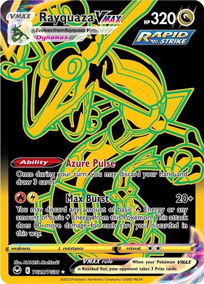Rayquaza VMAX (Secret) - SWSH12: Silver Tempest Trainer Gallery - TG29/TG30